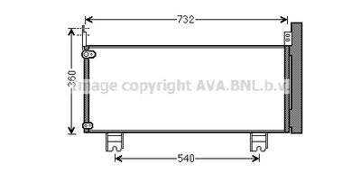 TO5660D AVA QUALITY COOLING Конденсатор, кондиционер