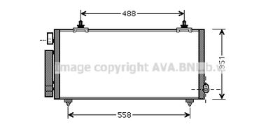 TO5493D AVA QUALITY COOLING Конденсатор, кондиционер