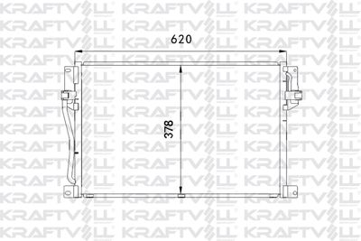 08060214 KRAFTVOLL GERMANY Конденсатор, кондиционер