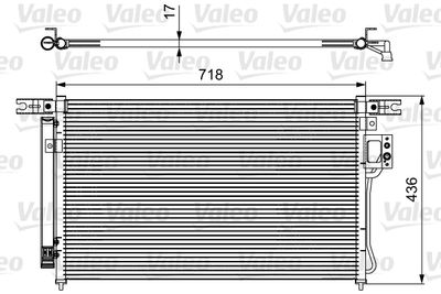 814425 VALEO Конденсатор, кондиционер