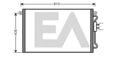 30C12025 EACLIMA Конденсатор, кондиционер