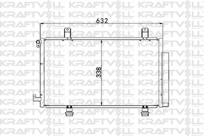 08060095 KRAFTVOLL GERMANY Конденсатор, кондиционер