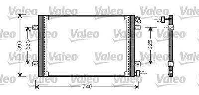 818029 VALEO Конденсатор, кондиционер