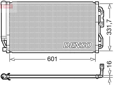 DCN05035 DENSO Конденсатор, кондиционер