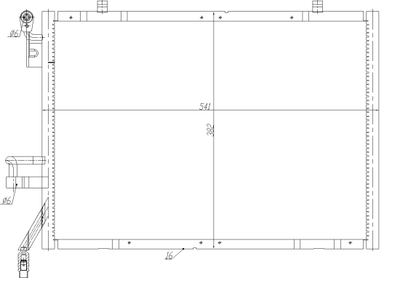 WG2160739 WILMINK GROUP Конденсатор, кондиционер