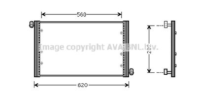 FT5272 AVA QUALITY COOLING Конденсатор, кондиционер