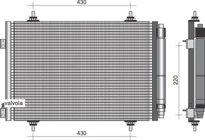 350203377000 MAGNETI MARELLI Конденсатор, кондиционер