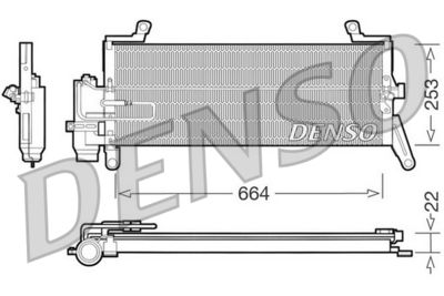DCN13011 DENSO Конденсатор, кондиционер