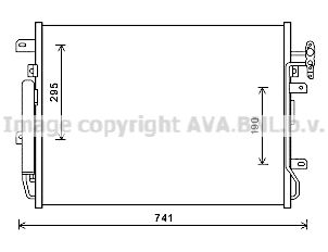 AUA5217D AVA QUALITY COOLING Конденсатор, кондиционер