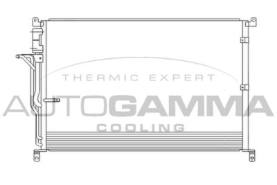104945 AUTOGAMMA Конденсатор, кондиционер