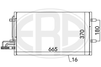 667029 ERA Конденсатор, кондиционер