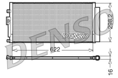DCN09046 DENSO Конденсатор, кондиционер
