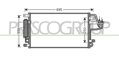 HN802C001 PRASCO Конденсатор, кондиционер