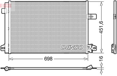 DCN32028 DENSO Конденсатор, кондиционер