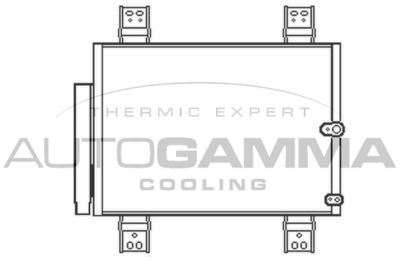 105539 AUTOGAMMA Конденсатор, кондиционер