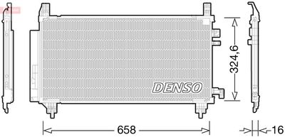 DCN50046 DENSO Конденсатор, кондиционер