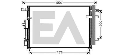 30C36032 EACLIMA Конденсатор, кондиционер