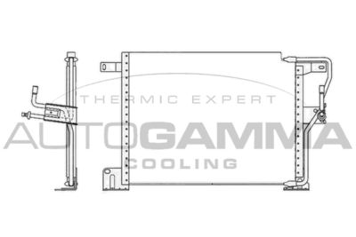 104989 AUTOGAMMA Конденсатор, кондиционер