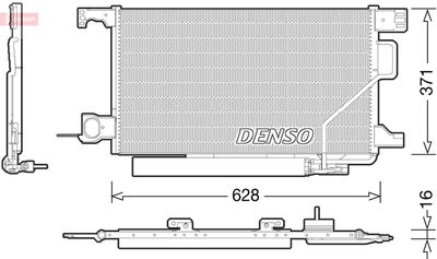 DCN17026 DENSO Конденсатор, кондиционер