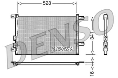 DCN01003 DENSO Конденсатор, кондиционер