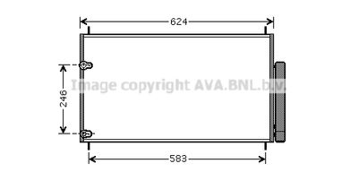 TOA5405D AVA QUALITY COOLING Конденсатор, кондиционер