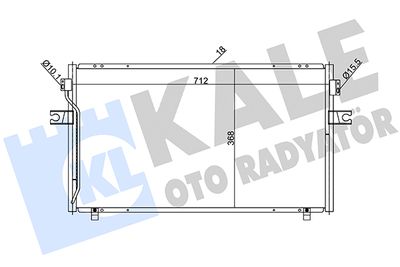 388400 KALE OTO RADYATÖR Конденсатор, кондиционер