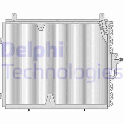 TSP0225037 DELPHI Конденсатор, кондиционер