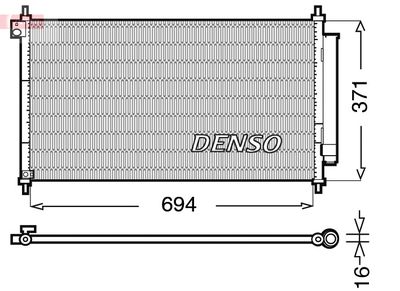 DCN40012 DENSO Конденсатор, кондиционер