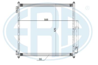 667262 ERA Конденсатор, кондиционер