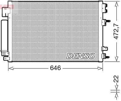 WG2270529 WILMINK GROUP Конденсатор, кондиционер