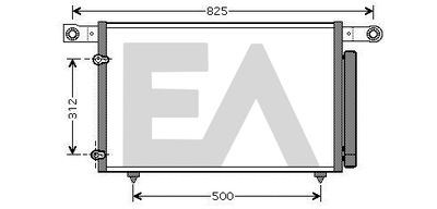 30C52029 EACLIMA Конденсатор, кондиционер