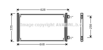 FT5213 AVA QUALITY COOLING Конденсатор, кондиционер