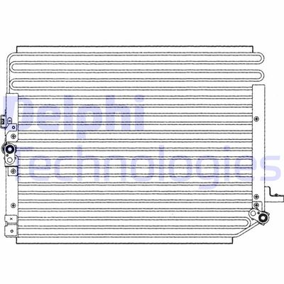 TSP0225203 DELPHI Конденсатор, кондиционер