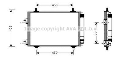 PEA5209D AVA QUALITY COOLING Конденсатор, кондиционер