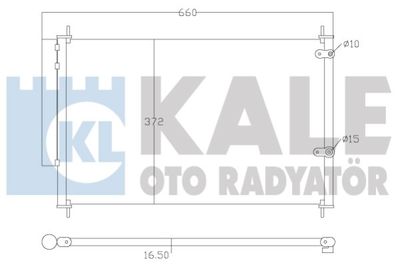 342595 KALE OTO RADYATÖR Конденсатор, кондиционер