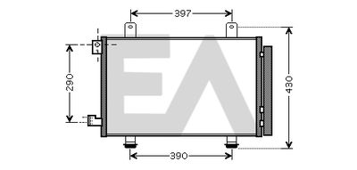 30C69015 EACLIMA Конденсатор, кондиционер