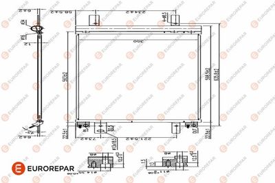 1626267380 EUROREPAR Конденсатор, кондиционер