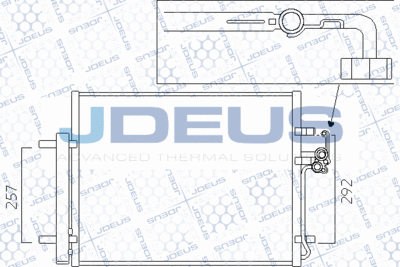 M7121200 JDEUS Конденсатор, кондиционер