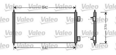 818050 VALEO Конденсатор, кондиционер