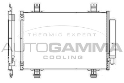 105345 AUTOGAMMA Конденсатор, кондиционер