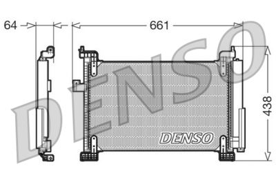 DCN09085 DENSO Конденсатор, кондиционер