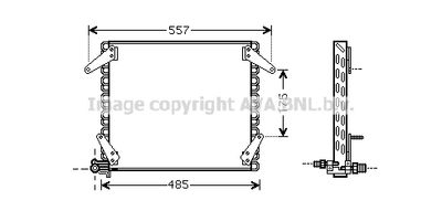 DN5272 AVA QUALITY COOLING Конденсатор, кондиционер