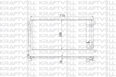 08060193 KRAFTVOLL GERMANY Конденсатор, кондиционер