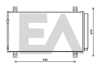 30C51025 EACLIMA Конденсатор, кондиционер