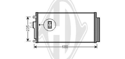 DCC1633 DIEDERICHS Конденсатор, кондиционер