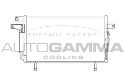 104915 AUTOGAMMA Конденсатор, кондиционер