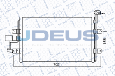 725M28 JDEUS Конденсатор, кондиционер