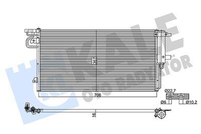 361295 KALE OTO RADYATÖR Конденсатор, кондиционер