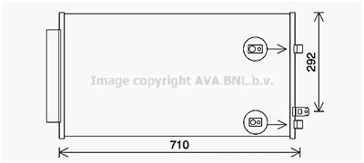 FT5462D AVA QUALITY COOLING Конденсатор, кондиционер