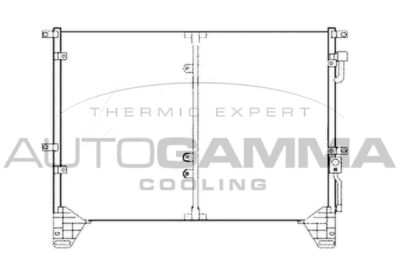 107067 AUTOGAMMA Конденсатор, кондиционер